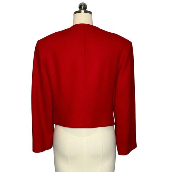 Pendleton Vintage Red Wool Cropped jacket | Size 10 - Picture 2 of 8